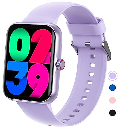 PTHTECHUS Smartwatch, Reloj Inteligente Niño Niña - IP68 Impermeable Smartwatch Fitness 1,83 Pantalla Táctil Reloj Deportivo, con 37 Modos Deporte, Sueño, Podómetro, Reloj Deportivo para iOS Android