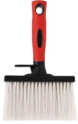 Hardys Large 5 Wood Shed Fence & Decking Paint Varnish Stain Decorating Outdoor Exterior Thick Block Brush Bristle DIY Paintbrush Tool with Hanging Clip