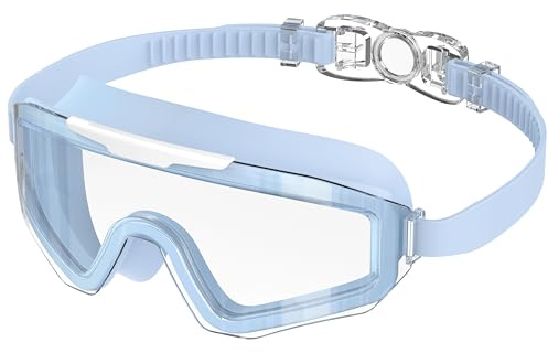 Ambienden Gafas Natacion Hombre Para Adultos, Montura Grande, Antivaho, ProteccióN UV, Lentes HD | Gafas Natacion Mujer Unisex Ideales Para Buceo Y Deportes AcuáTicos Al Aire Libre-T-BL