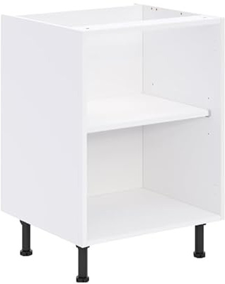 Top Living MCR Flat Pack KITCHEN BASE UNIT-300mm Wide -18mm Cabinet-White