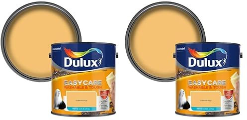 Dulux Easycare Washable & Tough Matt Emulsion Paint - California Days - 2.5L (Pack of 2)
