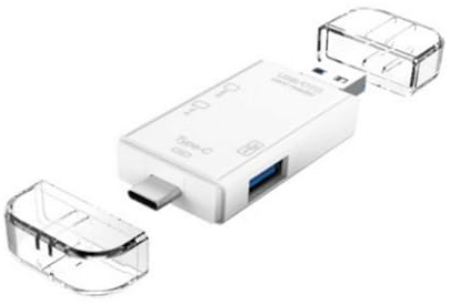 Universals USB C SDTF SDXCs MicroSD Card Reader OTG Supportato Per Veloce Trasferimento Dati OTG Card Reader