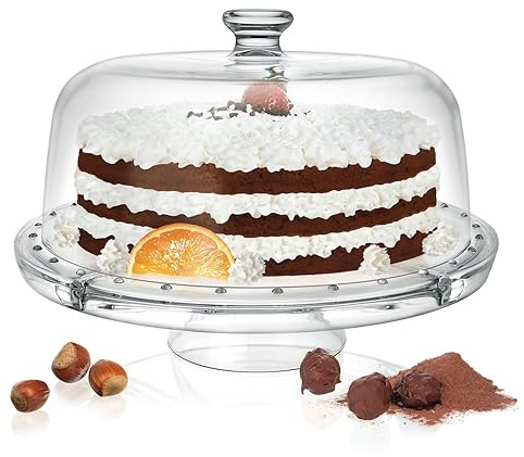 CreaTable, 24740, serie serveringsbutler, 2-delat set, serveringsfat av glas, diskmaskin- och mikrovågsugnssäker, tillverkad i Europa