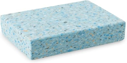 SLUMBER HOME Pilates Head Cushion Headpad for Yoga Eco-Friendly Recon Foam Blocks 2/5cm Pillow for Balance Pad, Knee Pads, Pilates Block or Yoga Cushion 30×20×5cm Recycled Vegan Design