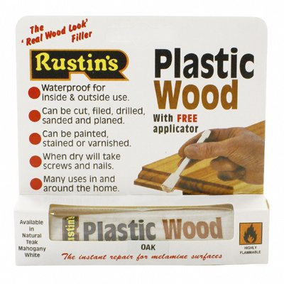 Rustins Plastic Wood 30g Oak (596475)
