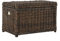 happimess HPM9002A Elijah 76 cm Aufbewahrungskorb aus Weidengeflecht für Zuhause, Schlafzimmer, Wohnzimmer, Flur, Braun