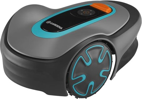 Gardena Robotic Mower SILENO minimo 250 m²: Intelligent lawn mower with excellent connectivity, programmable with the Gardena Bluetooth® app, UK version (15201-28)