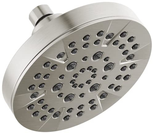 Delta Faucet 5-Spray Brushed Nickel Shower Head, Showerheads, 1.75 GPM Flow Rate, Stainless 52535-SS