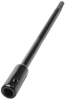 Drill Bit Extension for Forstner Bit Set, 7 Inch Extra Long Forstner Bit Extension Compatible with 3/8 Inch Hex Shanks Includes Hex Wrench for Woodworking, Carpentry,Black