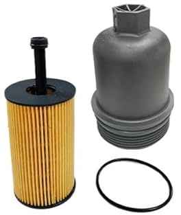 3RG INDUSTRIAL - Kit Tapa Y Filtro Aceite - OEM 1109R6 + 1103J5 - Piezas para Coche Recambios Motor y Otras Partes de Vehículo - Compatible con los Distintos Modelos de Coche.