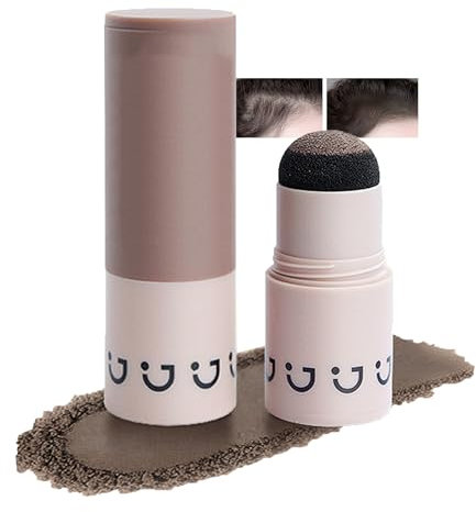 Haaransatzpuder, Haar Concealer zur Haarverdichtung Frauen Männer, Wasserfest Ansatzpuder mit Perfektes Finish, Haaransatz Puder zum Abdecken von Grauem & Dünnem Haar, Hairline Powder mit Schwammkopf