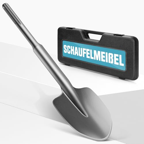 SDS Max spademejsel 110 x 450 mm, max asfaltmejsel med plastfodral