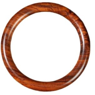 Naturligt blixtnedslagna jujube träarmband - handgjorda av ett enda trästycke