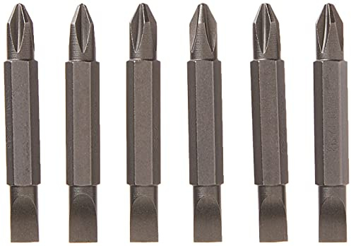 DEWALT Screwdriver Set, #2 Phillips / No. 8 Slotted Double Ended Bit, 6-Pack (DW2024B6)