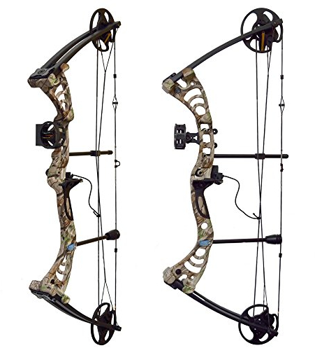 STRONGBOW Compoundbogen GECKO - 30-55 lbs (camo), Bogenschießen Jagd, Jagdbogen, Pfeil und Bogen Sportbogen für Erwachsene und Jugendliche, einstellbar