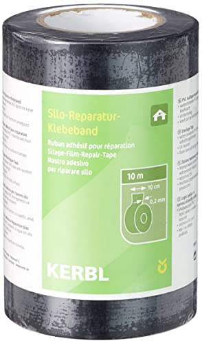 Kerbl - Cinta Adhesiva silo, 100 mm x 10 m, Grosor 0,2 mm