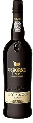 Osborne 10 Years Old Tawny Port – Hochwertiger, roter Portwein mit 10 Jahren Fassreife aus Portugal mit 20% vol. (1 x 0,75l)