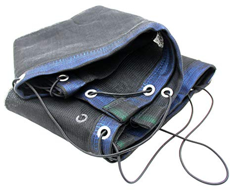 Gewebeplane mit Gummizug! Anhängernetz Anhängerplane Containernetz Ladungssicherung Verschiedene Größen! (550x250cm)