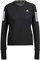 adidas Damen Own The Run Long Cuff Sleeve Tee T-Shirt, Black, L
