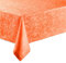 Hochwertige Tischdecke mit Saumrand Harmony Terra Orange Oval 160 x 220 cm pflegeleicht
