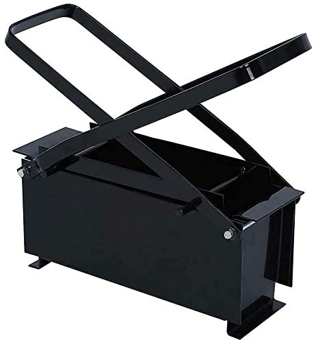 Briqueta de papel para hacer briquetas de troncos – Reciclaje de ladrillo de periódico de fácil operación para calentar estufa de fuego – Herramienta de jardín para interiores y exteriores