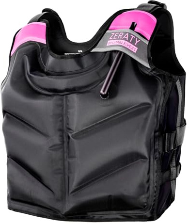 Zetary Inflatable Snorkel Vest - Portable Snorkel Jacket for Adults 90-220 lbs, Lightweight Buoyancy Aid with Quick Inflation, Ideal for Swimming Boating Paddleboarding Water Sports