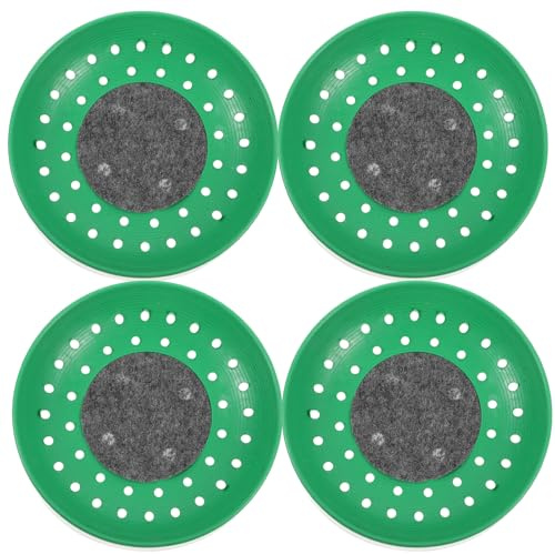 Abaodam Ciotola per Nidificazione di Piccioni 4 Pezzi in ABS Verde Design Versatile Alta Durabilità Ciotola Riutilizzabile per Nido di Uccelli e Colombe