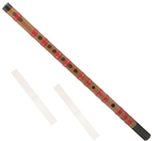 Toddmomy Flauta de Bambú Película para Principiantes China Fácil de Ajustar Instrumento Musical Tradicional Portátil Entonación para Estudiantes