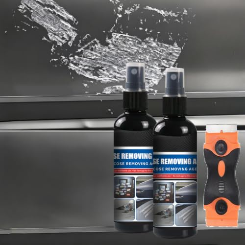 Quita Pegamento Adhesivo,Disolvente Pegamento,Quita Pegamento,Quita Adhesivos,Removedor de Pegamento,Elimina Rápidamente Etiquetas y Residuos de Adhesivo de las Superficies (100ml-2PCS)