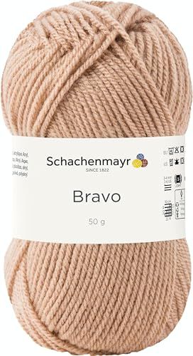 Schachenmayr Bravo 9801211-08312 beige Handstrickgarn, Häkelgarn