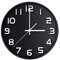 Coslife Wanduhr 3D-12-Zoll-Non-Ticking Silent Quarz dekorative Uhren, leicht zu lesen, Home/Küche/Büro/Schuluhr (Schwarz)