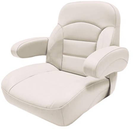 Premium Quality Captain's Chair for Yachts & Caravans, Ivory Colour, Marine Boat