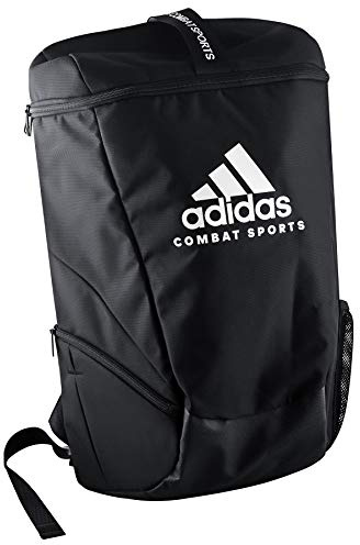 Adidas Unisex – Erwachsene Backpack Combat Sports Rucksack, schwarz/weiß, L