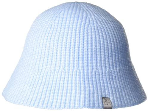 Calvin Klein Damen Weicher Strickhut Winter-Hut, Poweder Blau, Einheitsgröße