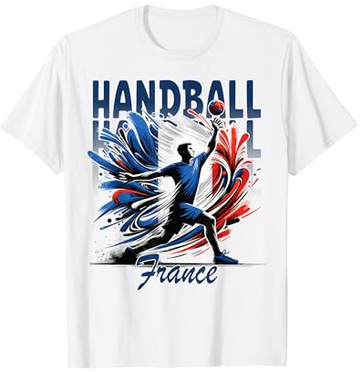 Handballeur Supporter Français Coq Passion Handball Homme T-Shirt