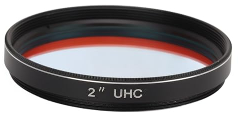 2-Zoll-UHC-Filter, Teleskopfilter-Sonnenfilter, Filter Zur Reduzierung der Lichtverschmutzung mit Ultrahohem Kontrast, UHC-Lichtverschmutzungsfilter, Zubehör für Astronomische