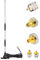 Eightwood VHF UHF Antenne Auto CB Mobilfunkantenne 47.5CM Dualband 144/430 MHz Antenne CB Funkantenne Pl259 Antenne + 300CM Verlängerungskabel für BTECH ICOM Midland Yaesu TYT Cobra usw.