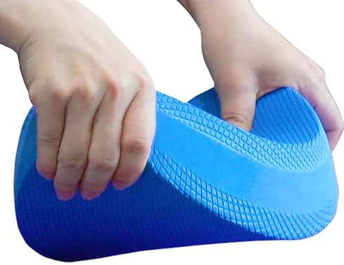 Tapis d'équilibre ovale en mousse, coussin stable pour exercices de fitness, planche d'entraînement de gymnastique, planche d'entraînement d'équilibre, antidérapant, parfait pour la physiothérapie, le