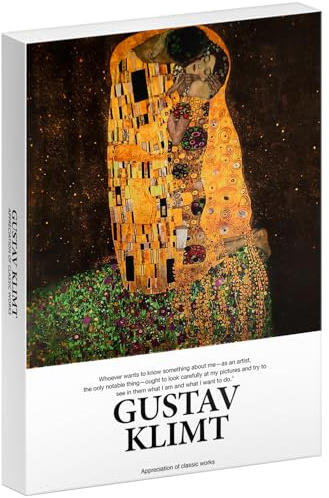 30 cartoline con stampe artistiche, cartoline in scatola con dipinti a olio classici europei retrò vintage, biglietti d'auguri creativi per la benedizione delle feste dell'ufficio postale (KLIMT)
