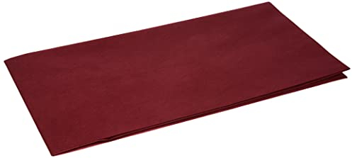 Papstar, 20 Mitteldecken, stoffähnlich, Vlies soft selection 80 cm x 80 cm bordeaux, #82329