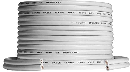 FUSION Marine-Lautsprecherkabel Modell 12 AWG (3,3 mm²) - Empfohlen für Subwoofer