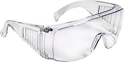 Greenstar OZAKI - Occhiali protettivi in plastica, modello professionale, norma EN166 F, decespugliatore e fai da te