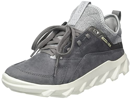 ECCO Damen Mx Low Tie Sneaker, Steel Concrete, 39 EU