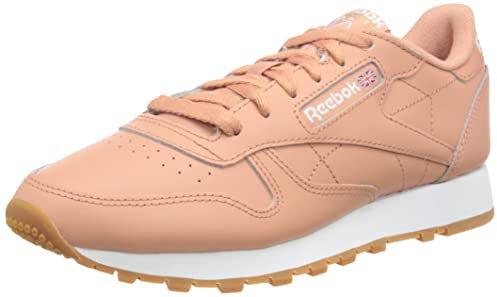 Reebok Herren Classic Leather Sneaker, Canyon Coral Mel/Canyon Coral Mel/FTWR White, 40.5 EU