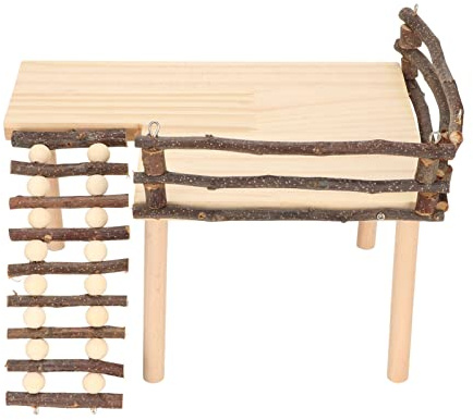 Hamster Climb, Multipurpose Hamster Playing Animal Bridge Rodents Chew Toy for Hamsters Chinchillas Guinea Pig Ferret Reptile