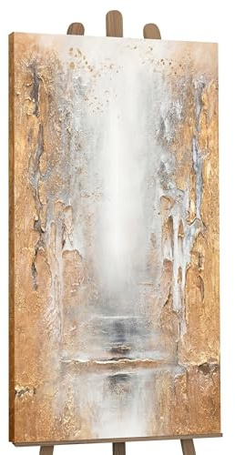 YS-Art Cuadro pintado a mano «Clásico» | Cuadros pintados a mano abstractos | Cuadros para salon al oleo | Cuadros de lienzo| Lienzos pintados a mano
