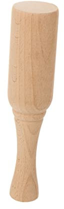 DOITOOL Martello in Legno Massello Testa Piatta Per Battere Prodotti in Legno Gomma Plastica Leggero Portatile Facile Da Riporre