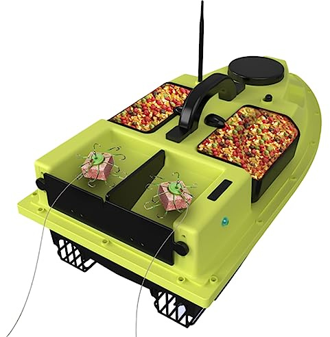 4 Bait Warehouses Intelligent Remote Control Bait Boat Feeding Boat One-Button Return Voyage Hook Throwing Bait Hook Pulling Net