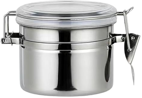 Boîte à Grains de Café En Acier Inoxydable avec Joint Hermétique, 500 ml