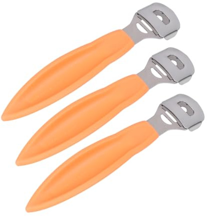 FRCOLOR 3piezas Cuchilla Pies Durezas Pedicura Raspador Talones Removedora Callos Cutículas